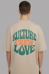 Kulture Crew Love Oversized T-Shirt For Man